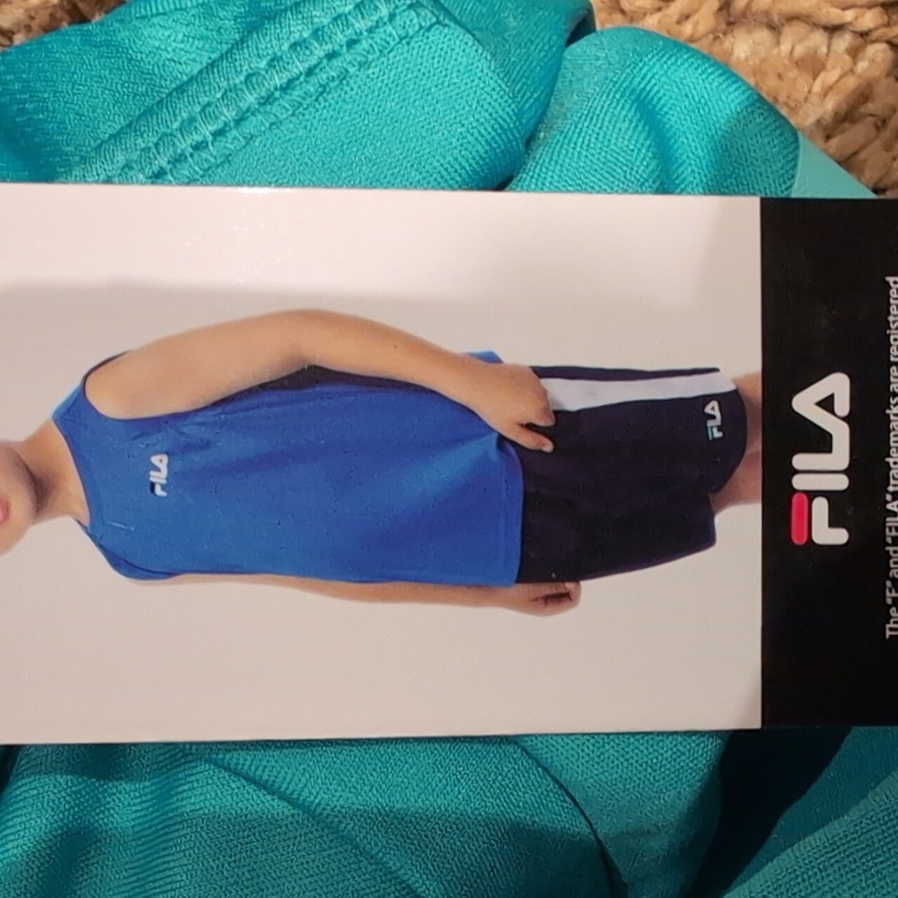 Boys 8 : Fila Tank top and short combo